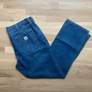 Size 38/32 - Relaxed Fit Carhartt Blue Jeans